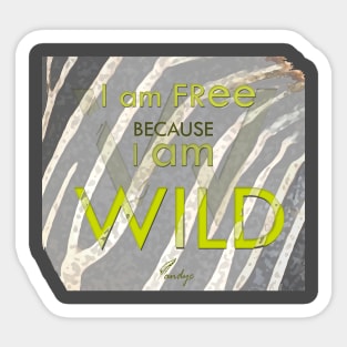 WILD Sticker